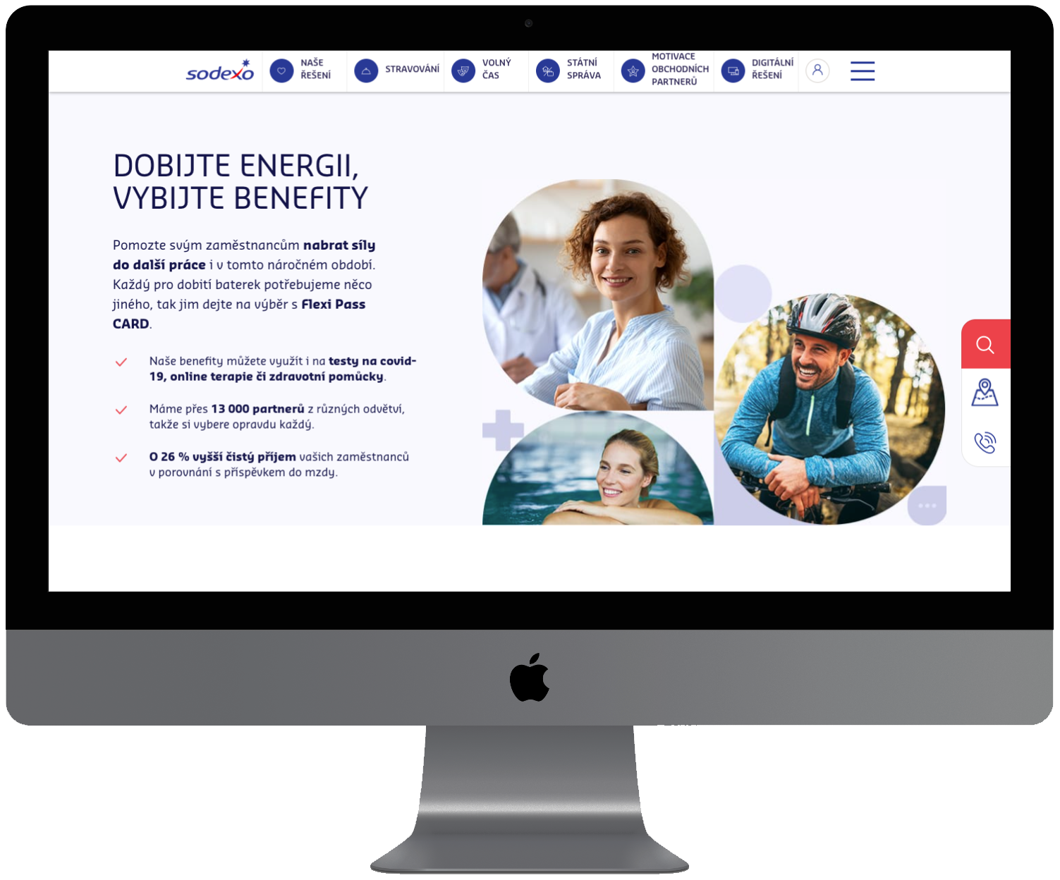 Sodexo landing page